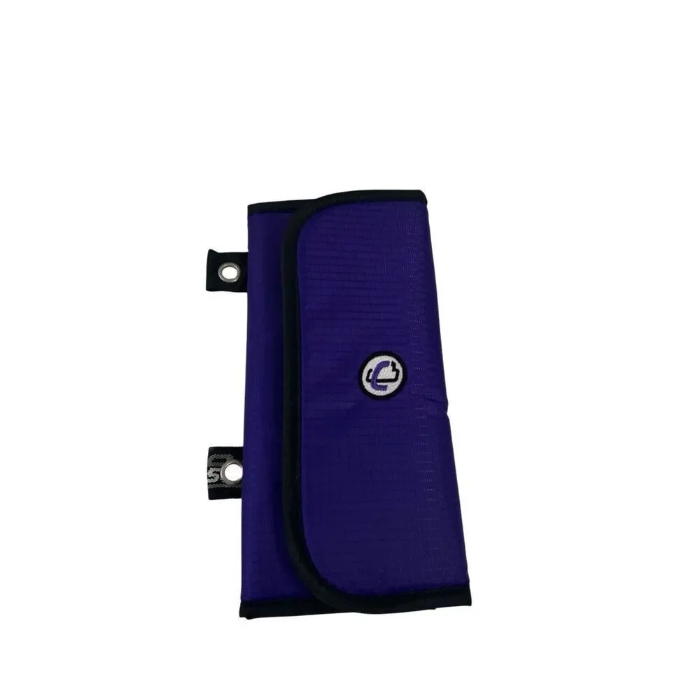 Case it nylon pencil pen holder for notebook purple‎